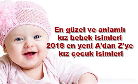 en yeni bebek isimleri 2018